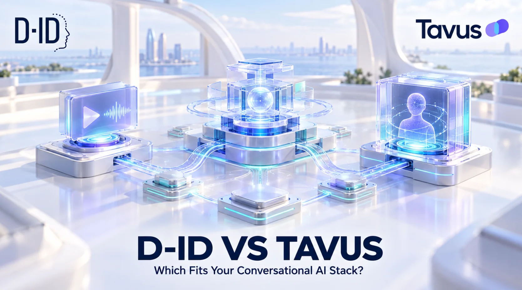 D-ID versus Tavus architecture for a conversational AI avatar stack