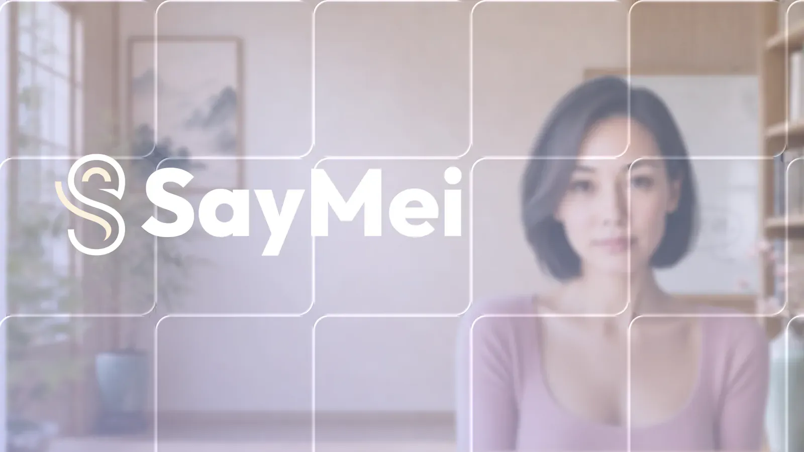 SayMei AI Mandarin tutor with a Spatius real-time avatar